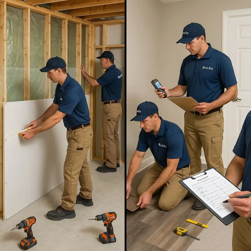 Repairs and Reconstruction process in York, AL